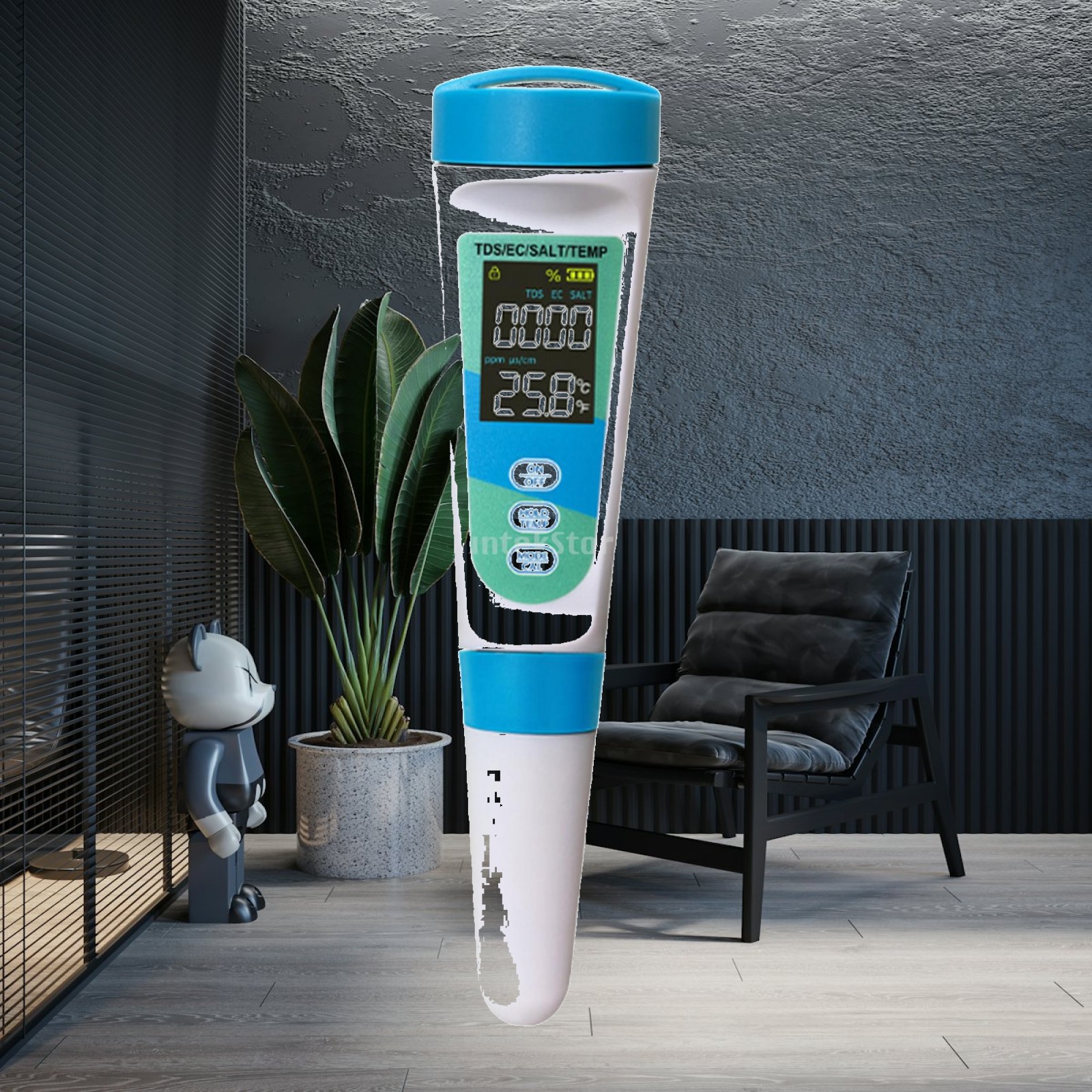 Ec Meter Digital - 4 in 1 EC TDS SALT