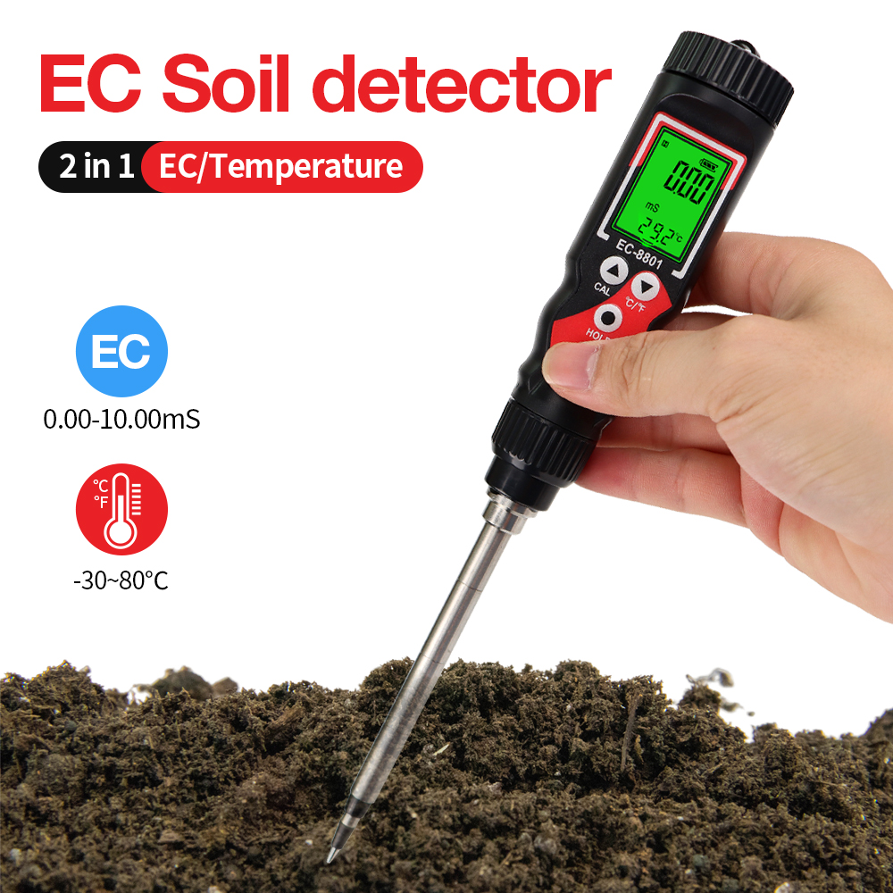 EC-8801 Portable Soil EC Meter - Ec Meter Digital incelemesi ve fiyatı