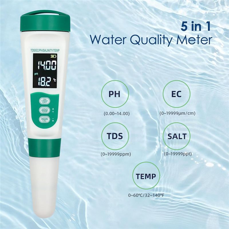 AT02-5 In1 Digital PH Meter Hi - Ec Meter Digital incelemesi ve fiyatı