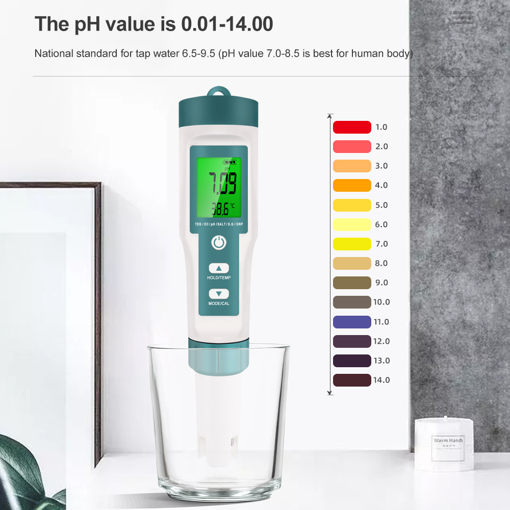 7 in 1 PH TDS EC ORP Salinity  - Ec Meter Digital incelemesi ve fiyatı