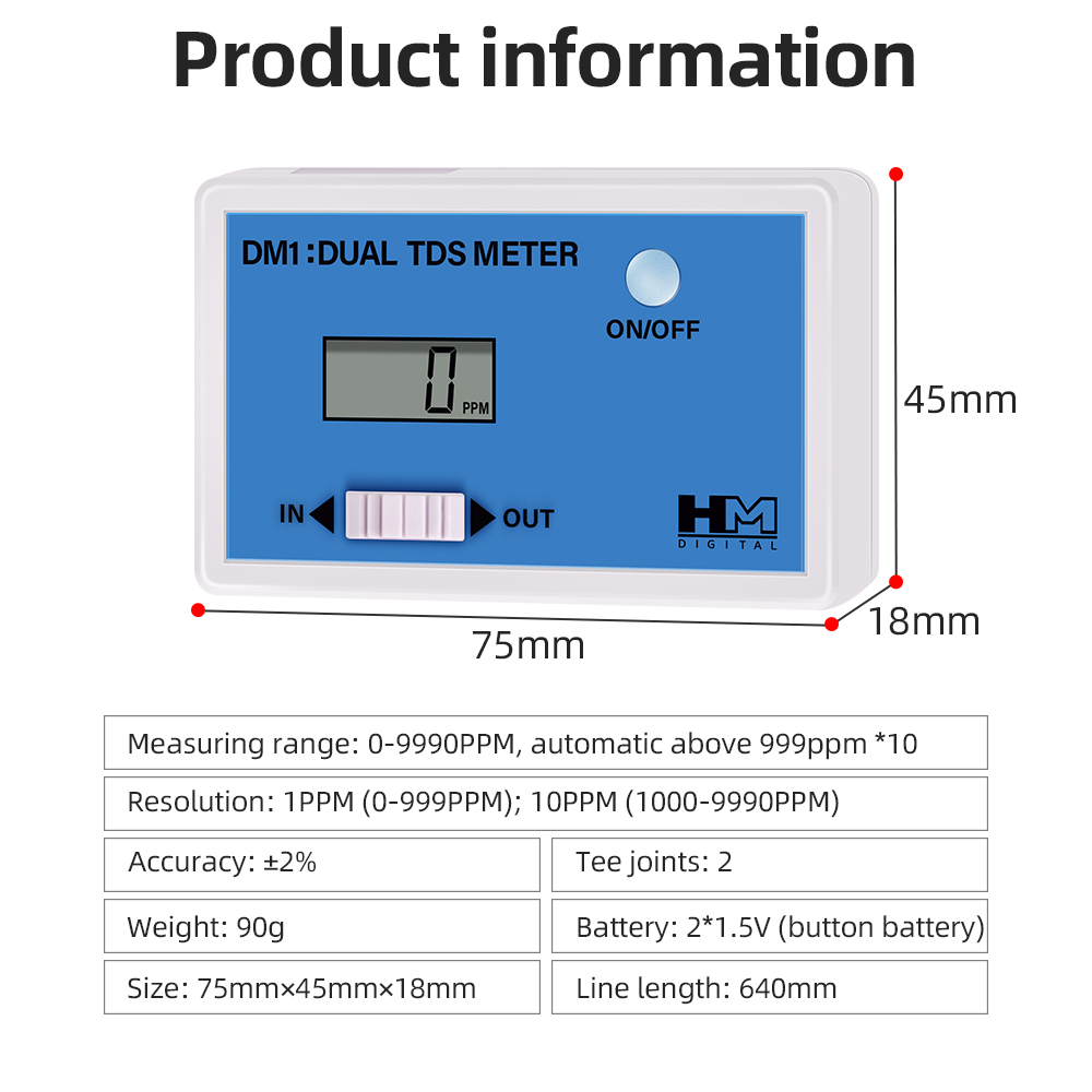 Digital Water Quality Tester D - Ec Meter Digital incelemesi ve fiyatı