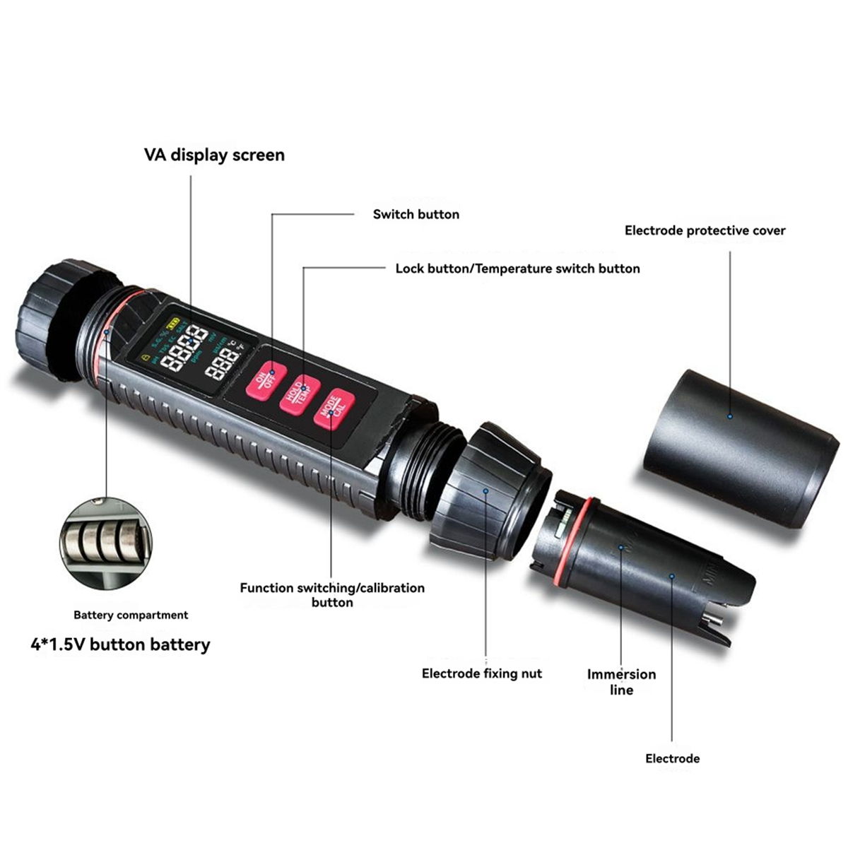 AA98 7 in 1 Digital Water Qual - Ec Meter Digital incelemesi ve fiyatı